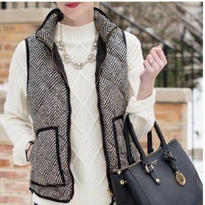 Herringbone vest